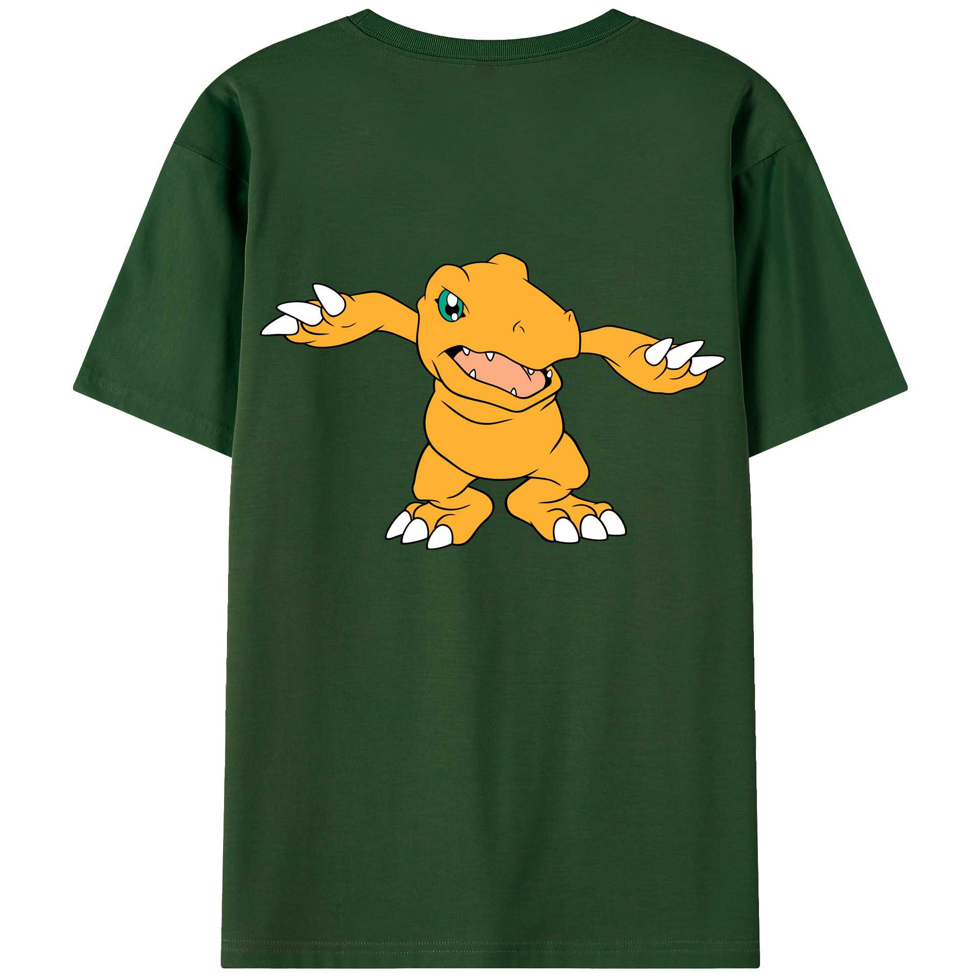 （画像用） Digimon デジタルモンスター/デジモン 綿100％半袖Tシャツ（背面プリント）